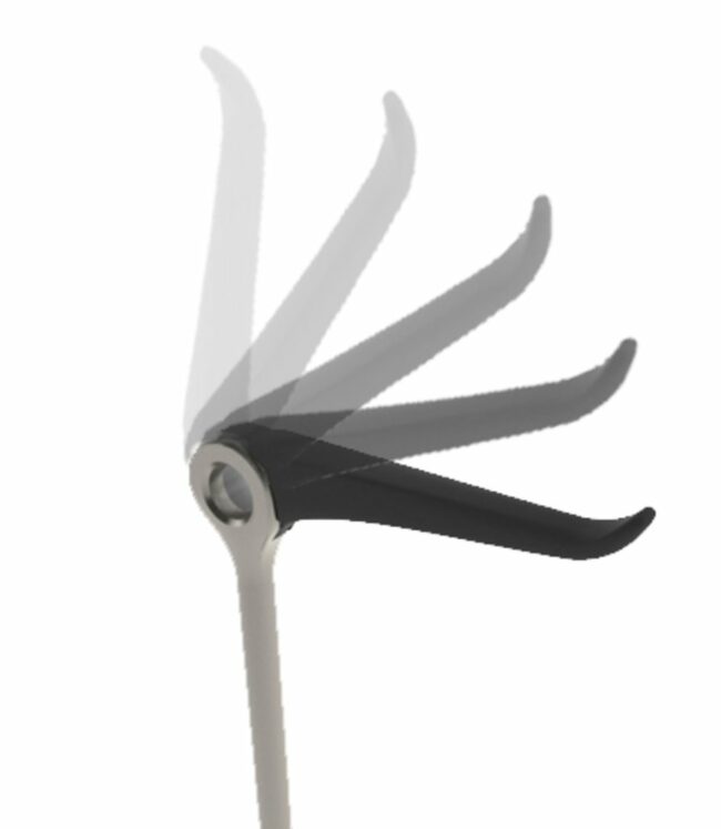 TUCAN TOILET PAPER STAND NICKEL 20.3X20.3X73.7CM - Image 4