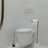 TUCAN TOILET PAPER STAND NICKEL 20.3X20.3X73.7CM - Image 6