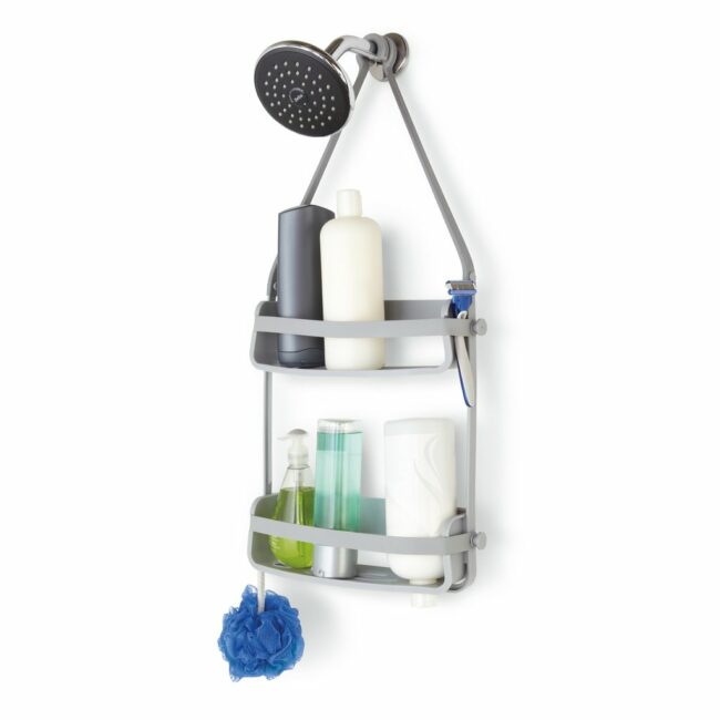 FLEX SHOWER CADDY GREY 30.81X8.90X64.77CM