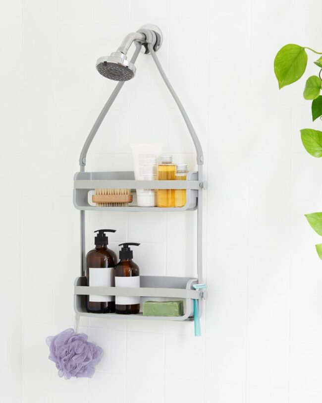 FLEX SHOWER CADDY GREY 30.81X8.90X64.77CM - Image 4