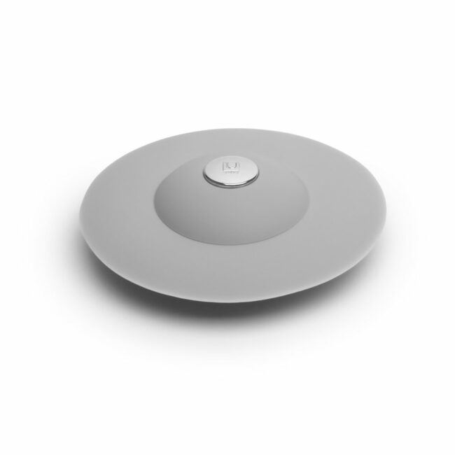 FLEX DRAIN PLUG AND HAIR CATCHER GREY 7.62X2.54CM