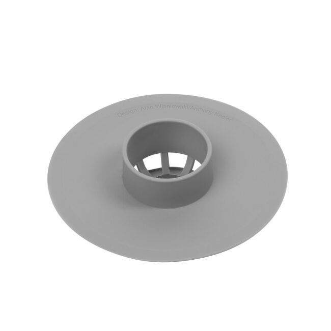 FLEX DRAIN PLUG AND HAIR CATCHER GREY 7.62X2.54CM - Image 3
