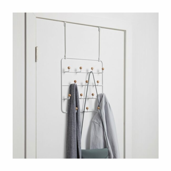 ESTIQUE DOOR ORGANIZER HOOKS WHITE 36.2X89X60.33CM - Image 4