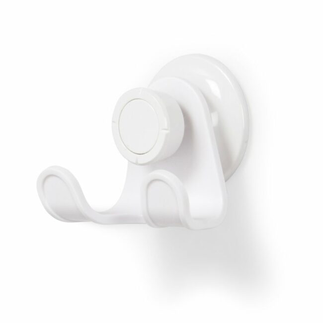 FLEX GEL-LOCK DOUBLE HOOK WHITE 7.95X6.68X6.05CM