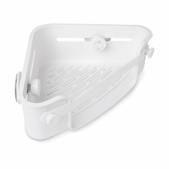 FLEX GEL-LOCK CORNER BIN WHITE 30.2X19.05X9.85CM