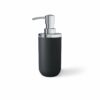 JUNIP SOAP PUMP CHROME/BLACK 9.53X18.42CM