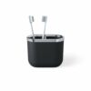 JUNIP TOOTHBRUSH HOLDER CHROME/BLACK 12.7X7.31X10.16CM