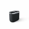 JUNIP TOOTHBRUSH HOLDER CHROME/BLACK 12.7X7.31X10.16CM - Image 3