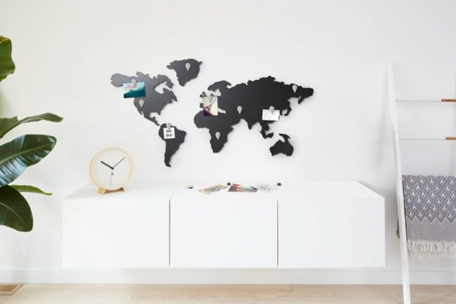 MAP WALL TRACK YOUR TRAVELS TITANIUM 52.07X33.02X2.54CM - Image 4