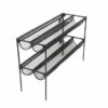 SHOE SLING SHOE RACK BLACK 92.08X32.39X58.29CM