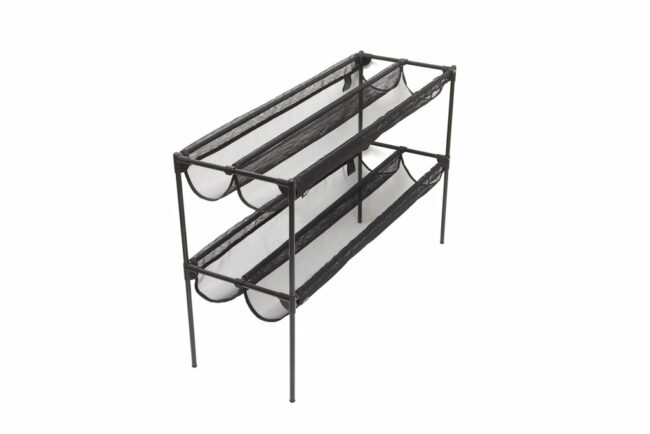 SHOE SLING SHOE RACK BLACK 92.08X32.39X58.29CM