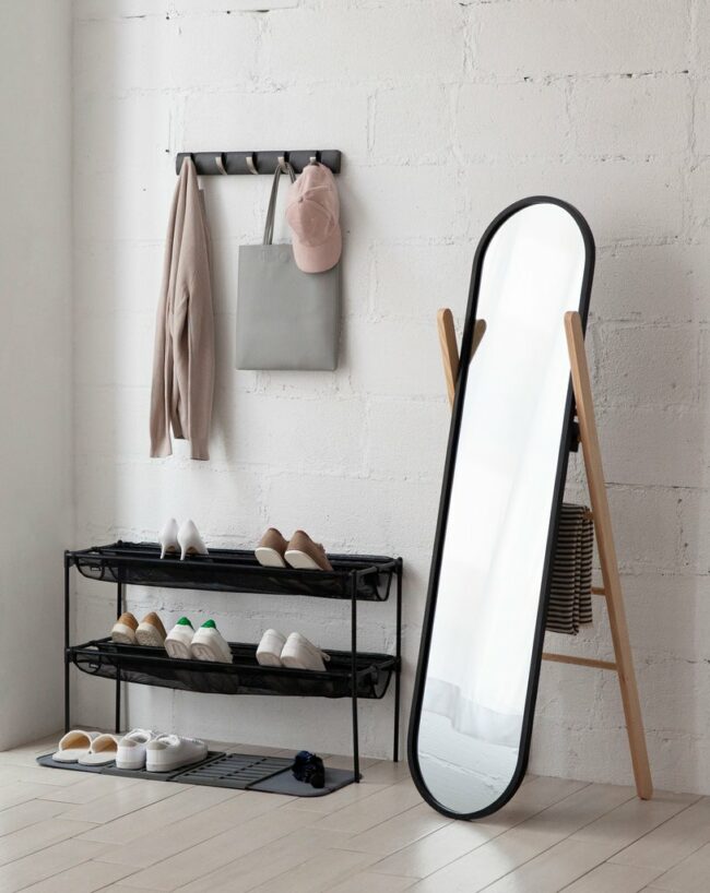 SHOE SLING SHOE RACK BLACK 92.08X32.39X58.29CM - Image 5