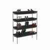 SHOE SLING SHOE RACK BLACK 92.08X32.39X58.29CM - Image 4