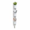 FLORALINK WALL VASE WHITE 10.16X69.22CM 3PCS - Image 2