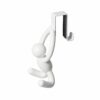 SET OF 2 BUDDY OVER THE DOOR CABINET HOOK SPACE SAVING WHITE 6.2X7.4X12.9CM