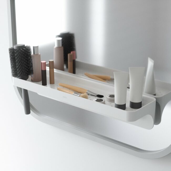 FLEX SURELOCK BATH SHELF WHITE 41.24X11.6X8.3CM - Image 4