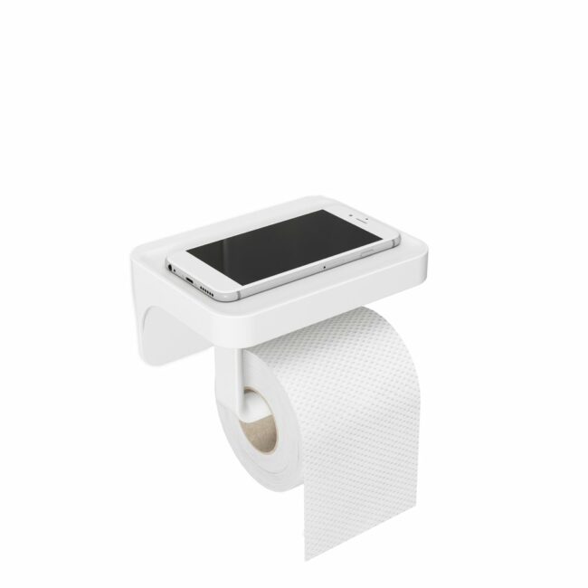 FLEX SURELOCK TOILET PAPER HOLDER WHITE 15.60X.10.49X8.61CM