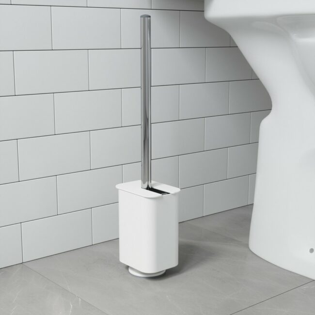 FLEX SURE-LOCK TOILET BRUSH WHITE 7.80X10.92X31.22CM - Image 4