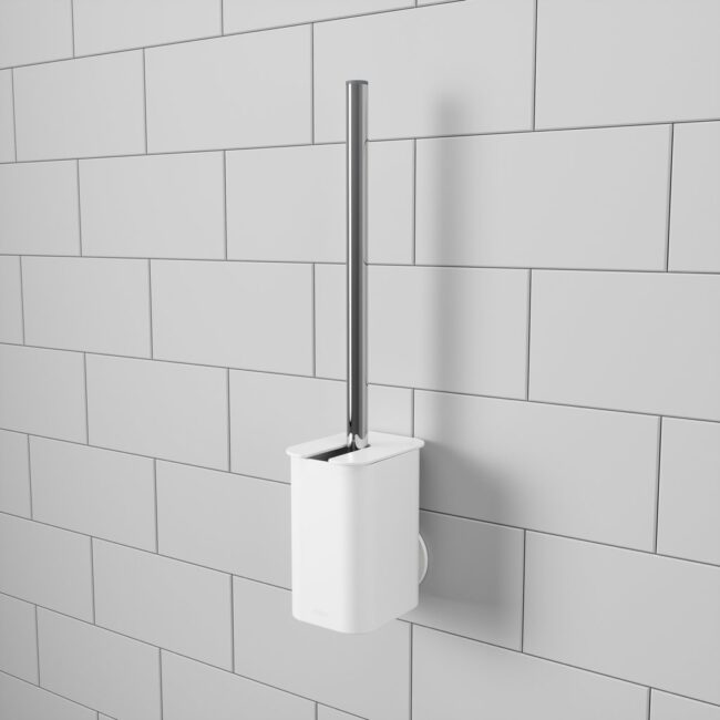 FLEX SURE-LOCK TOILET BRUSH WHITE 7.80X10.92X31.22CM - Image 5
