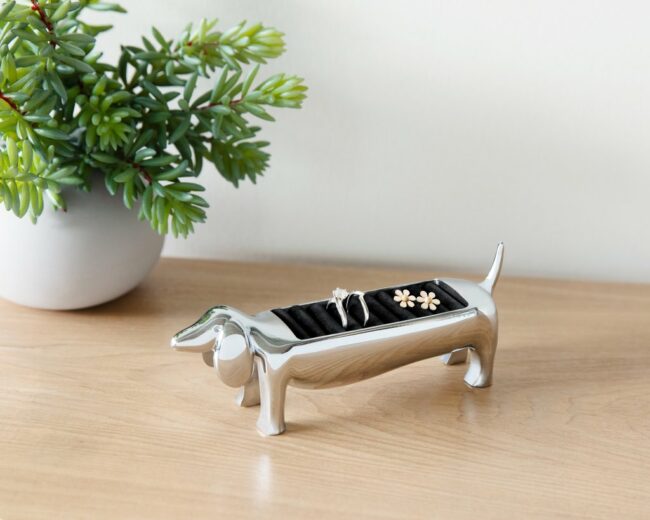 DACHSIE DOG RING HOLDER CHROME 13.97X3.81X5.72CM - Image 2
