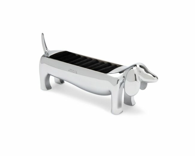 DACHSIE DOG RING HOLDER CHROME 13.97X3.81X5.72CM