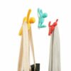 SET OF 3 BUDDY WALL HOOK RED/YELLOW/L.BLUE 25.4X19.05CM - Image 3