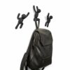 SET OF 3 BUDDY WALL HOOK BLACK 25.4X19.05CM - Image 3