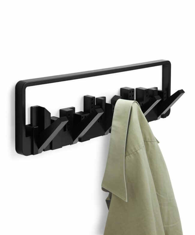 SKYLINE WALL MOUNTED HOOK BLACK 49.86X14.94X2.87CM - Image 4
