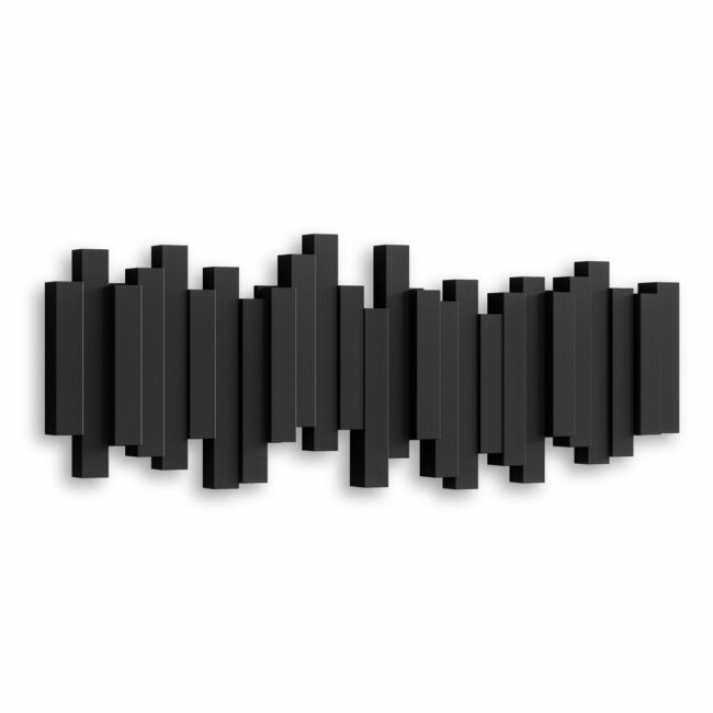 STICKS MULTI HOOK BLACK 49.22X18.11X2.87CM