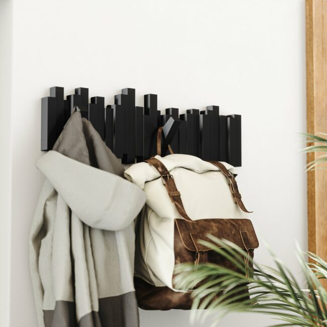 STICKS MULTI HOOK BLACK 49.22X18.11X2.87CM - Image 5