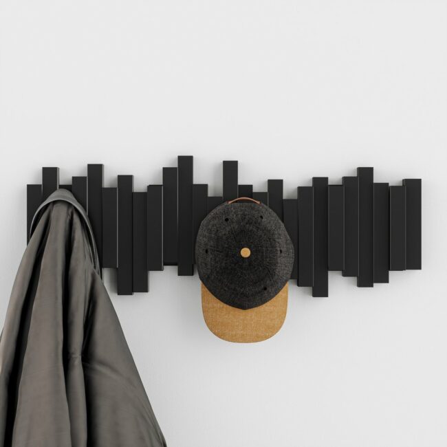 STICKS MULTI HOOK BLACK 49.22X18.11X2.87CM - Image 4