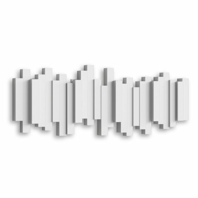 STICKS WALL HOOKS WHITE 49.22X18.11X2.87CM