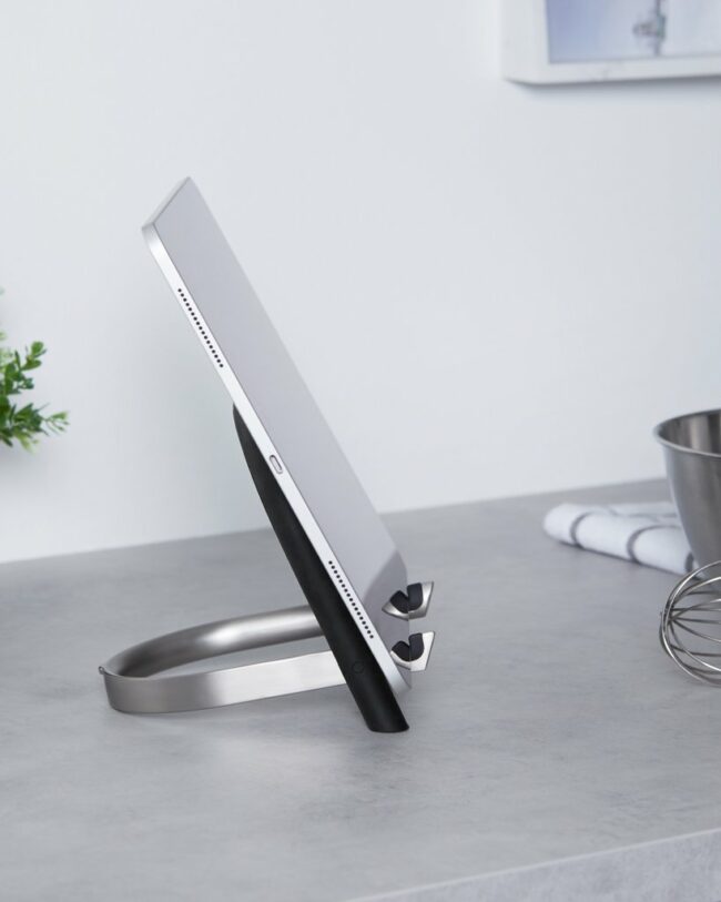 UDOCK NICKEL PHONE & TABLET HOLDER BLACK 13.3X15.9X1.9CM - Image 4