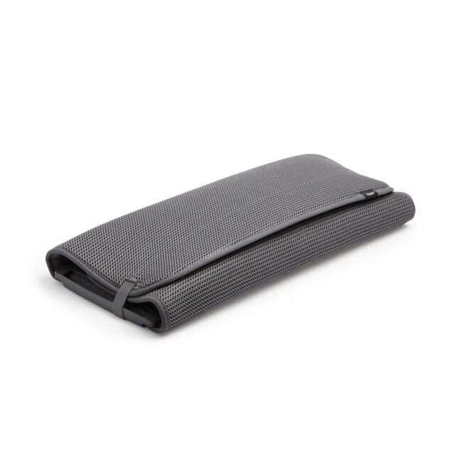UDRY DRYING MAT DISH DRAINER CHARCOAL 60.96X3.81CMX45.72CM - Image 3