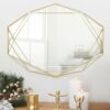 PRISMA MIRROR CLEAR BRASS 56.5X42.5X8.3CM - Image 4