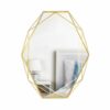 PRISMA MIRROR CLEAR BRASS 56.5X42.5X8.3CM - Image 2