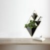 SET OF 2 TRIGG WALL DISPLAY SMALL BLACK/BRASS 12X6.4X19CM - Image 3
