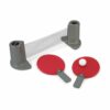 PONGO TABLE TENNIS SET RED/CHARCOAL 18X15X18CM