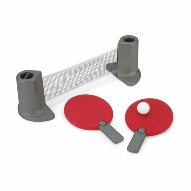 PONGO TABLE TENNIS SET RED/CHARCOAL 18X15X18CM