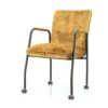 CHAIR MEGGY OCHER ADORE 68X52X85CM