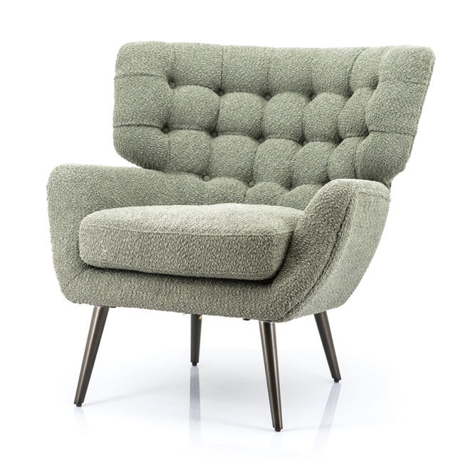 ARMCHAIR PETER GREEN 84X84X85CM