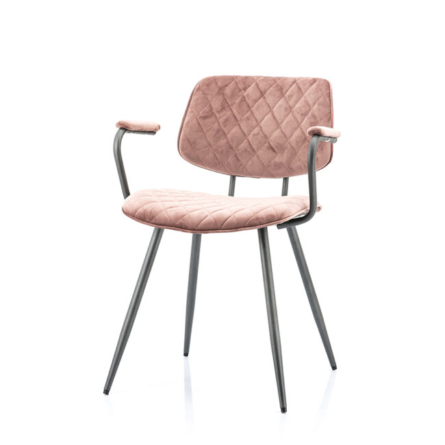 CHAIR MANDY PINK WINNFIELD 56X55X78CM