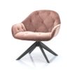 LOUNGE CHAIR JOY PINK WINNFIELD 77X75X82CM