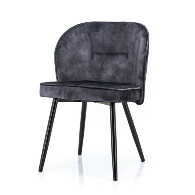 CHAIR RACHEL ANTHRACITE ADORE 54X59X79CM