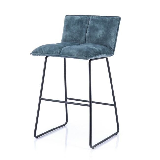 BARCHAIR RUBY BLUE ADORE 43Χ47Χ87CM