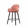 BARCHAIR BARBARA VELVET PINK MOTOWN 53X55X94CM