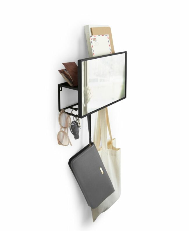 CUBIKO ENTRYWAY ORGANIZER BLACK 32X10.49X20.32CM - Image 4