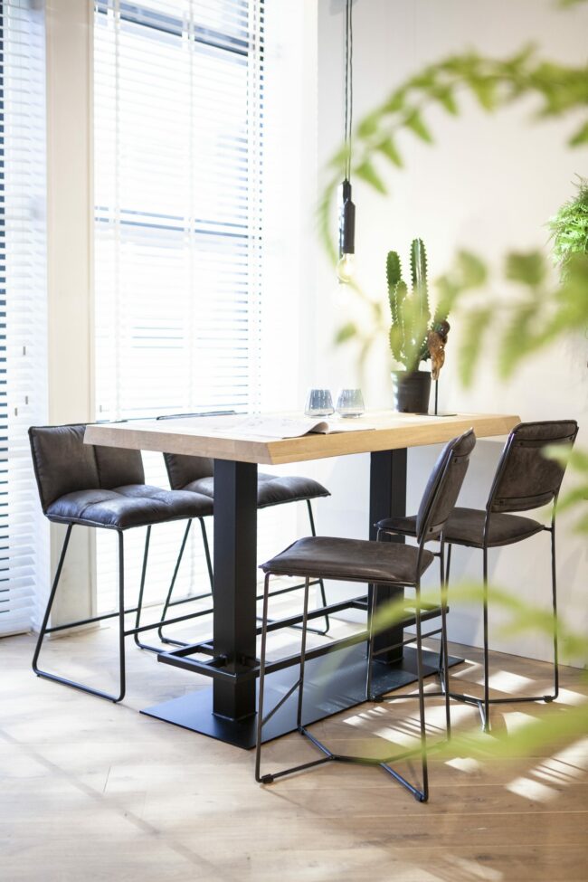 COUNTER TABLE NATURAL 80X80X94CM - Image 5