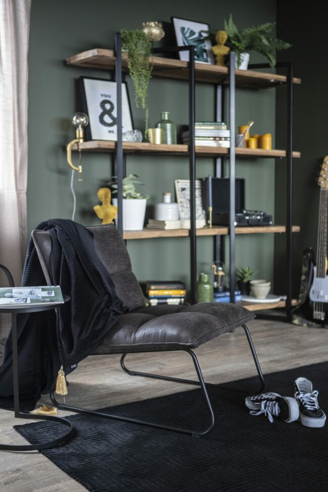 LOUNGE CHAIR RUBY ANTHRACITE TOPPER82x64x76CM - Image 2