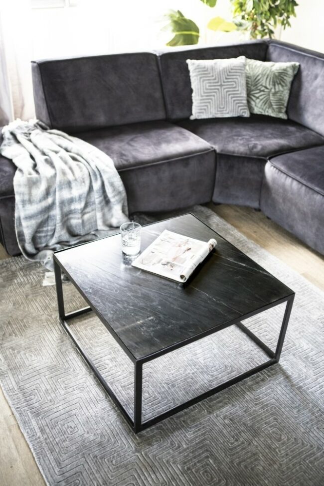COFFEE TABLE MARBLE 70X70X38CM - Image 3